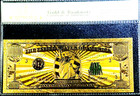 99 9  24k Gold 1 Million Dollar   Bill Us Banknote In Protective Sleeve W Coa