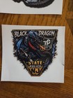 4pc   Nj State Police - F i f a  And Black Dragon  - Uv Waterproof Vinyl Decals