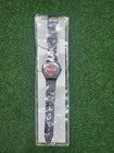 Vtg Always Coca-cola Watch W original Plastic Case Logo Rubber Wrist Band 