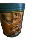 Vintage Purina Dog Biscuits Tin Can Empty Collectible 7 5x6 Top Not Included 