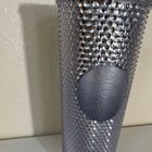 Starbucks 2019 Bling Platinum Studded Cup 24 Oz Tumbler Holiday Gift Excellent