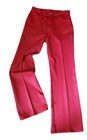 Vtg 70s Levi   s Big E Bell Bottoms Flare Polyester Jean Disco Levi   s For Gals Red