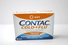 Contac Cold   Flu Day Caplets Maximum Strength 24 Ct Exp 10 27 Non Drowsy