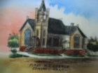Early 20th Century Souvenir Dish First Methodist Church Edmond Oklahoma  