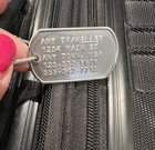 Luggage Tags Personalized Indestructable Stainless Steel Extreme Duty Hd