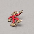Reddy Kilowatt Vtg Lapel Pin Red Enamel Advertising Lightbulb Nose Electric 1 