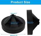 3 1 8  Garbage Disposal Splash Guard   Quiet  Rubber Drain Insert  Removable