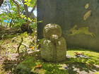 Japanese Antiques A Cute Jizo Statue Made Of Sugan Stone Height  16 Cm 6 30in