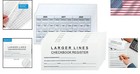 10 Pack Large Print Low Vision Checkbook Registers  3  X 6   Check Registers For