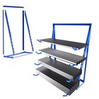 48 x16 x62  Heavy Duty Pipe Lumber Organizer Shelf 2400lb Lumber Storage Rack