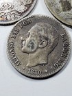 9- Pc Lot Of Better Silver World Coins  2
