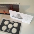 2018 S  90  Silver Reverse Proof Quarters  5 Coin Lot    199 116 Mintage   