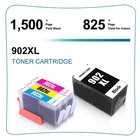 4x 902 Xl Bcmy Ink Cartridge For Hp 902xl Officejet Pro 6950 6951 6954 6956 6958