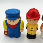 Vintage 1988 Playskool People Figure Plastic Lot Of 6 Occupations Fire Police