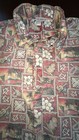 Vtg Malihini Hawaii Men s Xl Short Sleeve Pullover Shirt Hibiscus   Ukulele