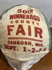Antique Rare 1904 50th Winnebago County Fair Oshkosh wisconsin Beanie Cap
