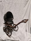 Rare  Antique Wooden  Metal Baby Carriage Victorian  Edwardian Era 