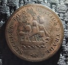 1815  success To Navigation   Trade  Half-penny Nova Scotia Ns-23a3 Variety Vg-8