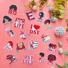 18pcs Delta Sigma Sorority Theta Iron On Patches Paraphernalia  Cute Embroidered