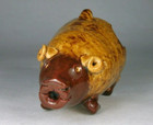 Rare David Cleverly Haytown Pottery Sheep Pie Vent   Pie Bird     Signed   Stamped