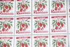 Uruguay - Ceibo Flower  1954 Sc 605 Mnh Full Sheet Of 100  Folded 1 4
