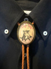 Us Stock Vintage Wedding Cats Bolo Tie Mens Western Cowboy Necklace Wedding Gift