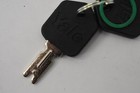 Yale Forklift Ignition Keys 2 Piece Set Genuine Oem Black Head Replacements