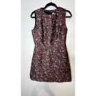 Kate Spade New York Floral Brocade Sleeveless Shift Dress Multi Color Size 6