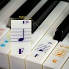 Color Piano And Keyboard Stickers And Color Note Piano Music Lesson Book