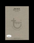 Jim Rice Jsa Coa Signed 1980 Topps Super Autograph