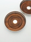 Pair Of Antique Silver-plated Mappin   Webb Wine Coasters - Circa 1920