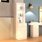 Barber Station Wall Mount Salon Hair Styling Beauty Spa Equipment With Drawers