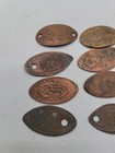Vintage Elongated Pressed Penny Lot 8 Philadelphia Zoo Liberty Bell Souvenir   