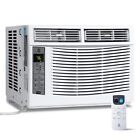 6000 Btu Window Air Conditioner Window Ac Unit With Remote 3 Cooling Speeds 