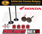86-95 Honda Xr250r Xr 250 Kibblewhite Intake Exhaust Valves Spring Kit Red Seals