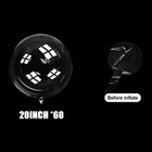 60pcs 20 Inch Bobo Balloons  Clear Balloons For Stuffing Bubble Baloons Heliu   