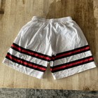Onondaga Redhawks Box Lacrosse Shorts White home Rare  19 Size M Onondaga Nation