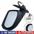 Left Driver Side White Door Mirror Power W heated Fits 2017-2022 Honda Cr-v New