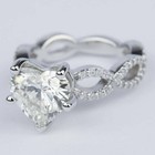 3ct White Heart Cut Cz Engagement Wedding Proposal Ring In 925 Sterling Silver