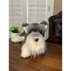 Douglas Cuddle Toys Schnauzer Dog Plush Stuffed Animal Salt Pepper Gray White