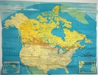 Canadian Pacific  Canadian Pacific All Services Map 1957 Full Color Foldout