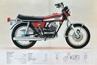 1973 Yamaha Rd350 4-page Brochure-vintage Street Lit-11113-60-00 Rd 350 Oem
