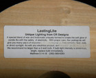 Wood Pedestal Lamp Base Only For A 4  Diameter Lastinglite Wax Shade  Cr Designs