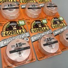6 Pack Gorilla Mounting Tape Double Sided Adhesive Roll  Strong Hold 1 In X 60