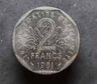 France  2 Francs  Coin 1981 Excellent Condition 