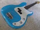 1993 Fender Squier Series Mik Korean Precision P-bass Rare Maui Blue 
