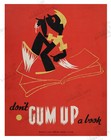 Set Of Five Us Library Book Posters Vintage Wpa Prints Circa 1936 - 18 x 24 