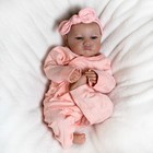 18  Realistic Reborn Dolls Baby Girl Doll Vinyl Silicone Lifelike Newborn Gifts