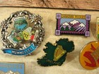 Vintage Lot Of 22 Worldwide Souvenir Travel Lapel Pins Pinbacks Pins Enamel