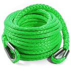  Winch Rope Extension  3 8   X 50ft Synthetic Winch 3 8 Inch X 50 Feet Green